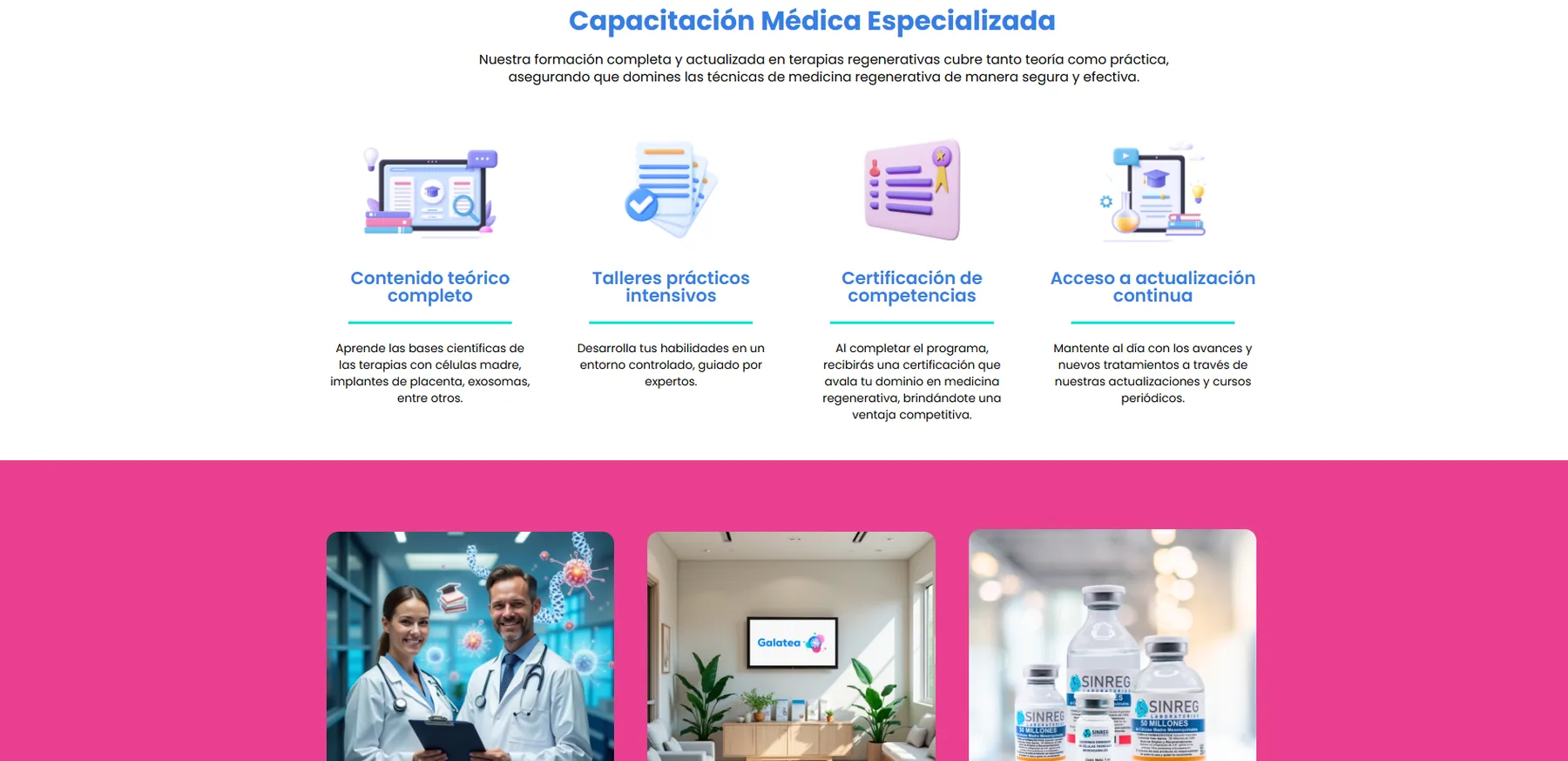 Sección de capacitación médica especializada de Galatea